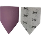 Set of 50 Triangle Sanding Sheets 80240 for Wood and Metal Finishing