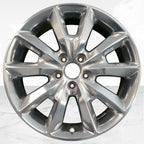 18" Polished Replacement 10-Spk Rim by JTE Wheels for 14-18 Jeep Cherokee (18x7)