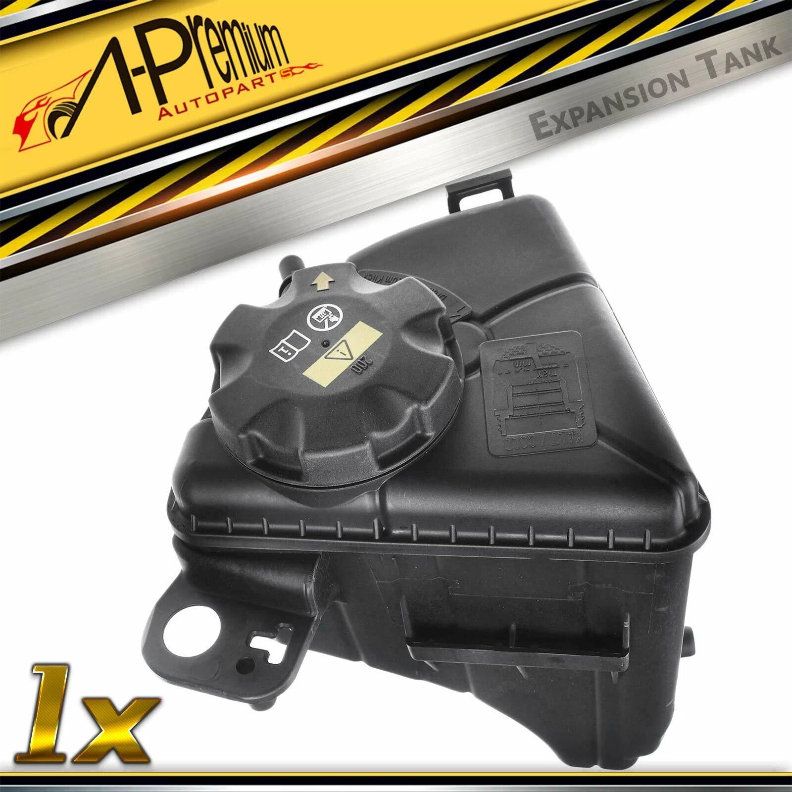 Coolant Expansion Tank with Cap for BMW 550i 650i 750i (2011–2013)