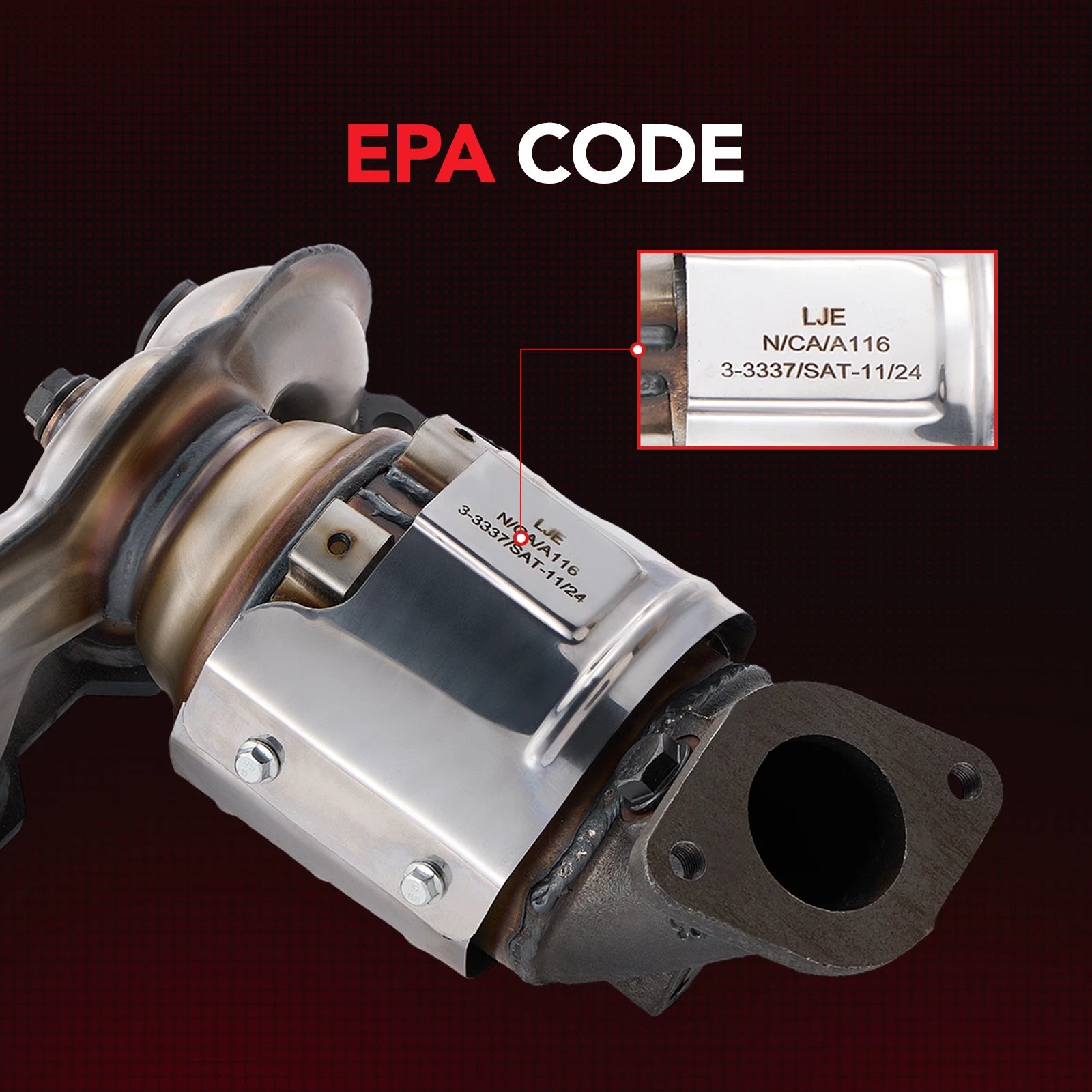 Front Catalytic Converter Kit for Kia Forte (2010–2013) L4 2.0L