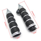 Chrome Spike 7/8" Handlebar Grips for Kawasaki Harley