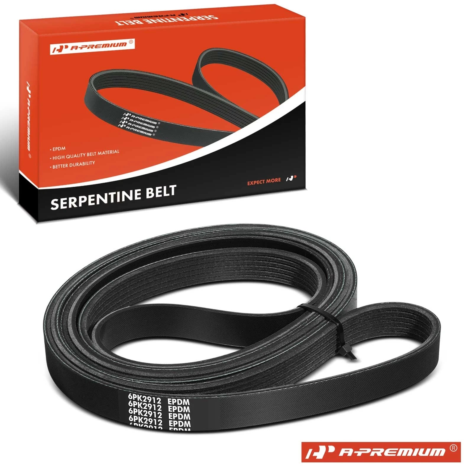 Serpentine Belt for Ford F-250 F-Super Duty, Chevy Tahoe, GMC
