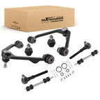 8PC Front Upper Control Arm Tie Rod for Ford F-150, Expedition (1997–2003) 2WD