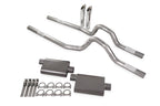 Dual Exhaust Kit 3" 2 Chamber Rear Exit for GM C/K 20 3/4 Ton (1973–1980)