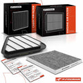 2 Engine & Cabin Air Filters with Activated Carbon for Chevy Traverse (2018–2023)
