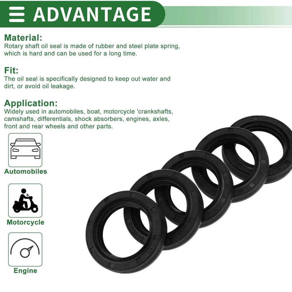 Oil Seal for Rotary Shaft (32x47x10mm)