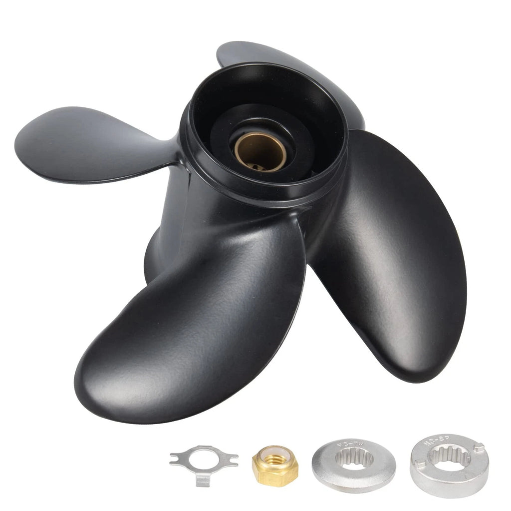 4-Blade Boat Propeller for Mercury 25-70HP (48-8M8026630) 10.3 x 13