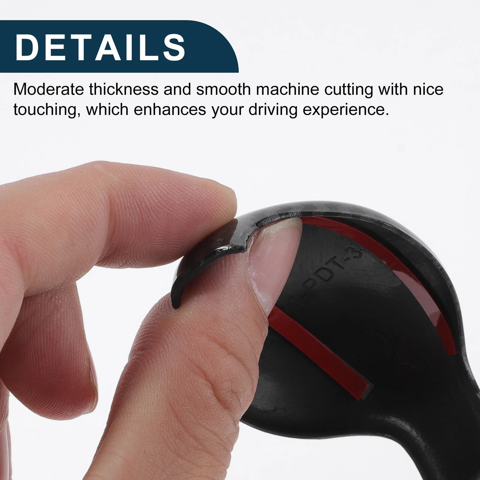 Carbon Fiber Gear Shift Knob Cover for Ford Mustang (2015–2023)