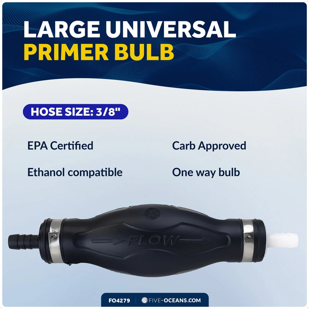 Fuel Primer Bulb for Universal Outboard (3/8 Inch, FO4279)