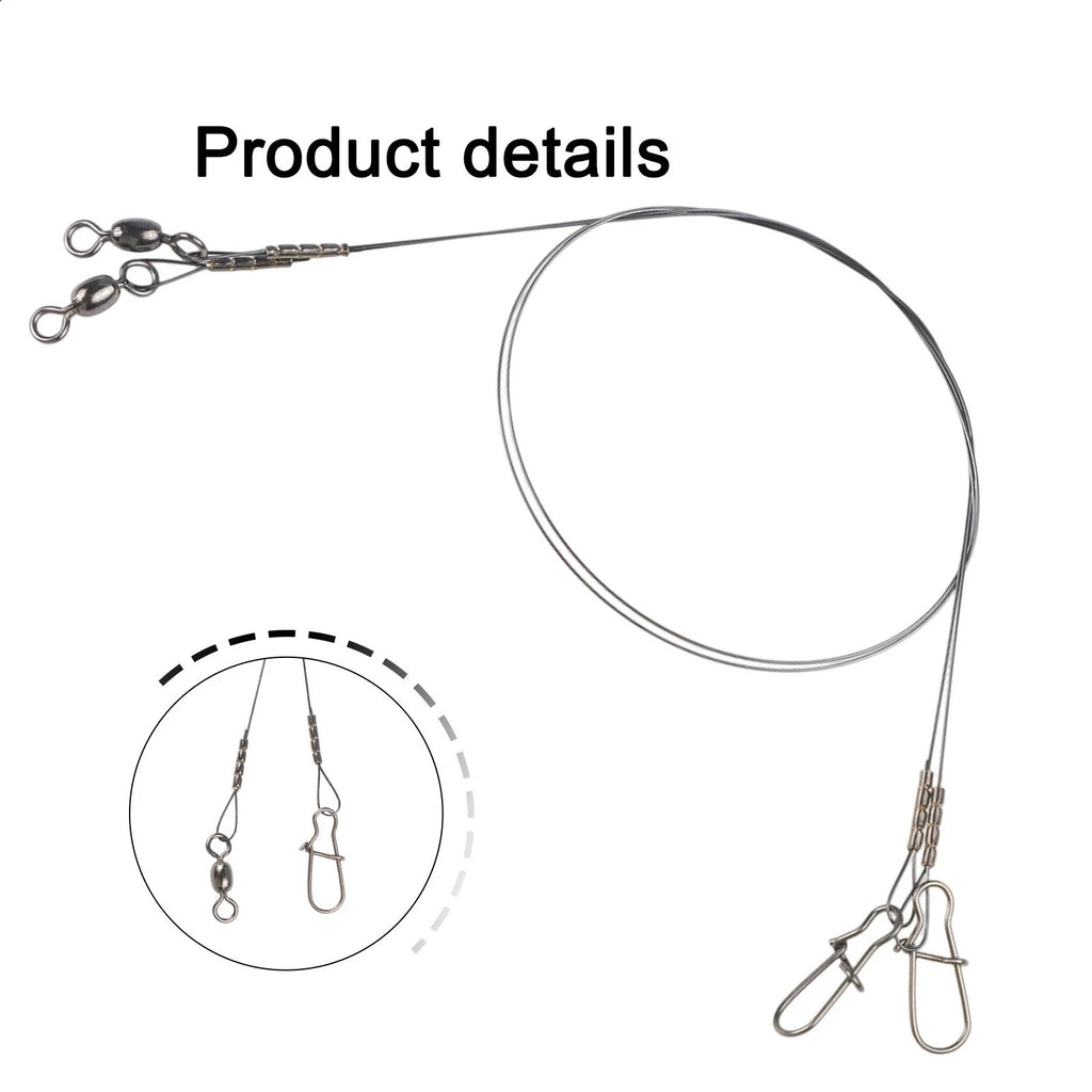 Fishing Leaders Snap Swivel for Predatory Fishing (2023)