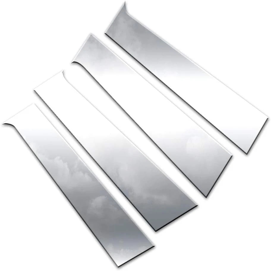 4pc. Luxury FX Polished Pillar Post Trim for 2018-2021 Nissan Kicks