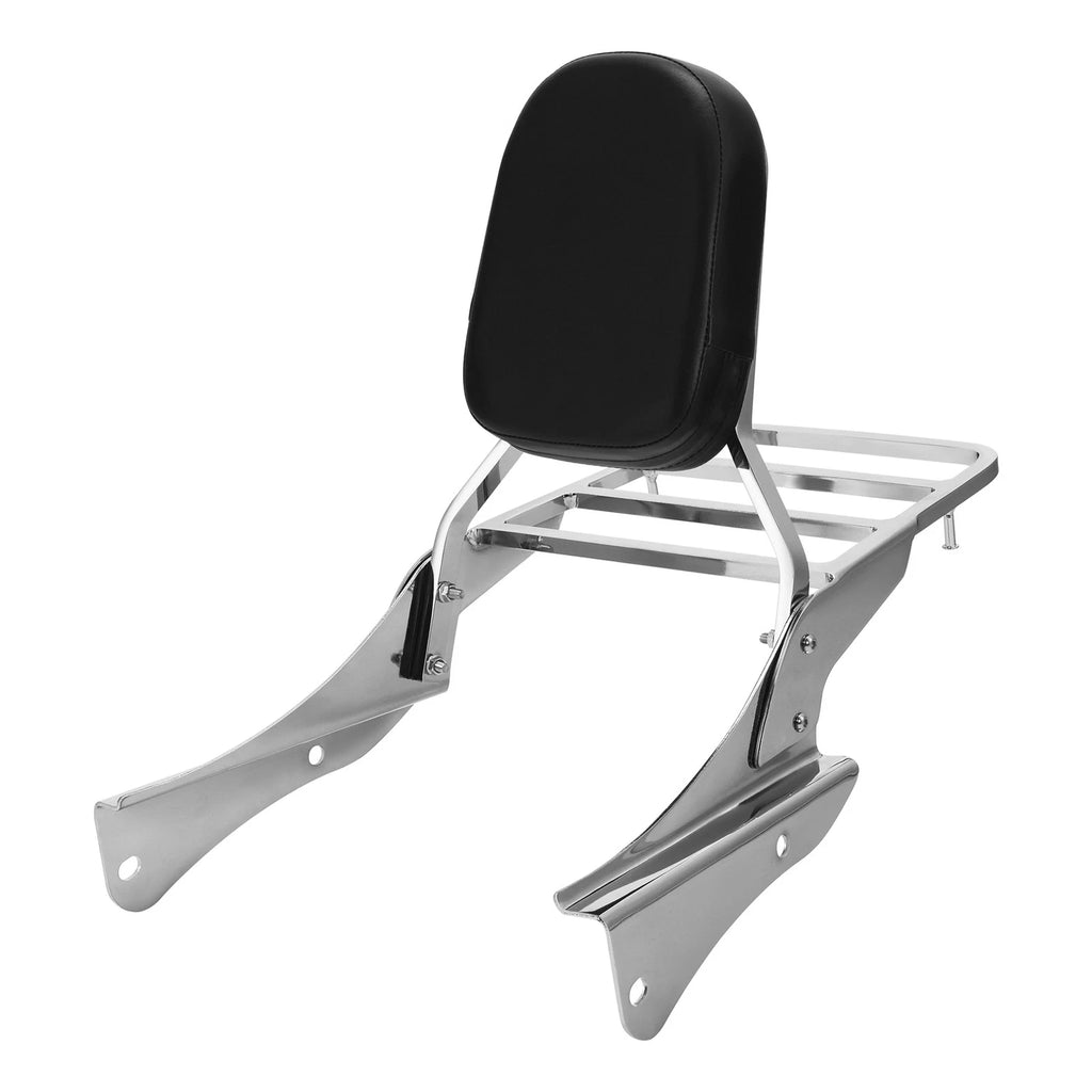 Detachable Backrest Sissy Bar Luggage Rack for Honda Shadow Spirit VT750DC (2001–2007)