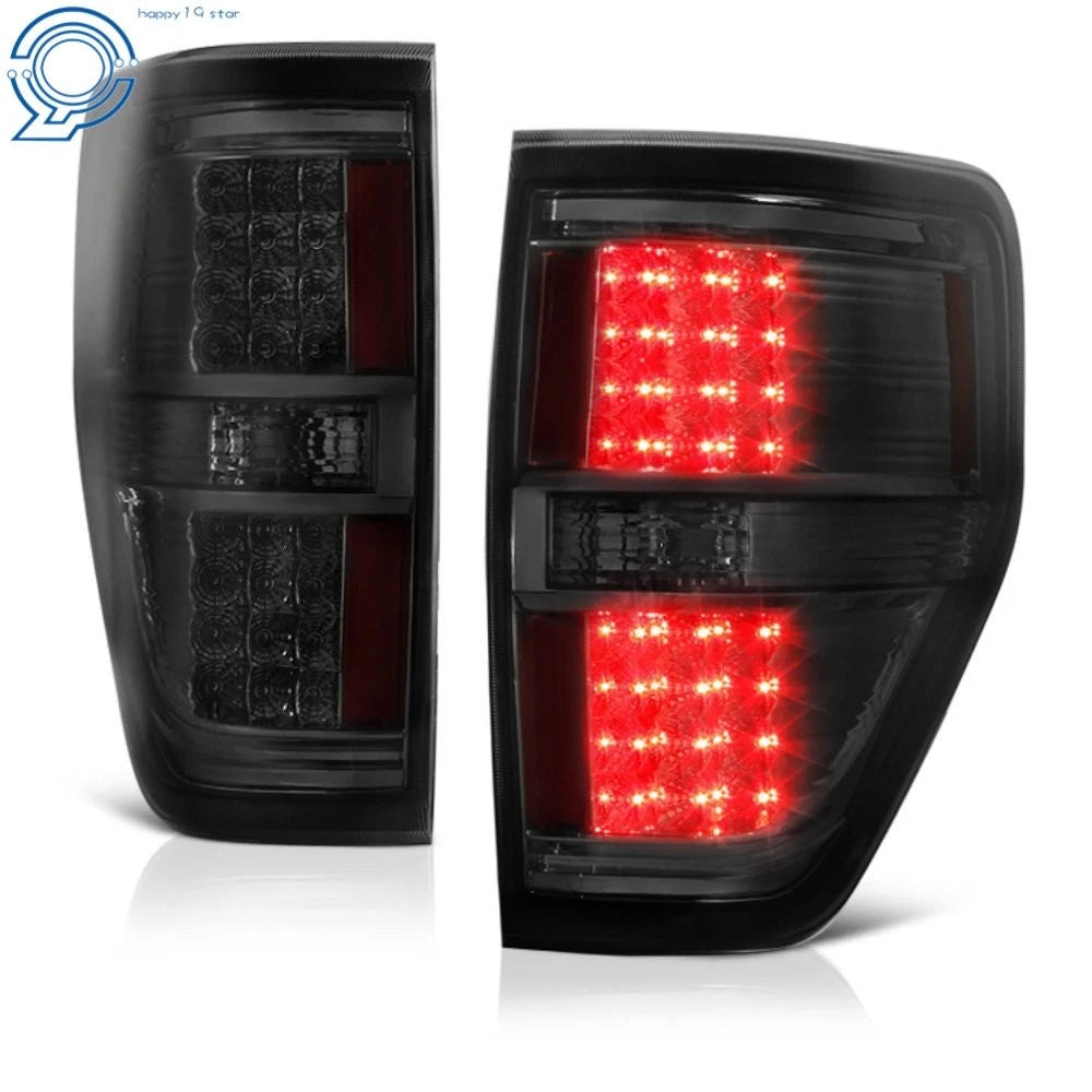 2X Black Housing LED Brake Tail Lights for Ford F150 (2009-2014)