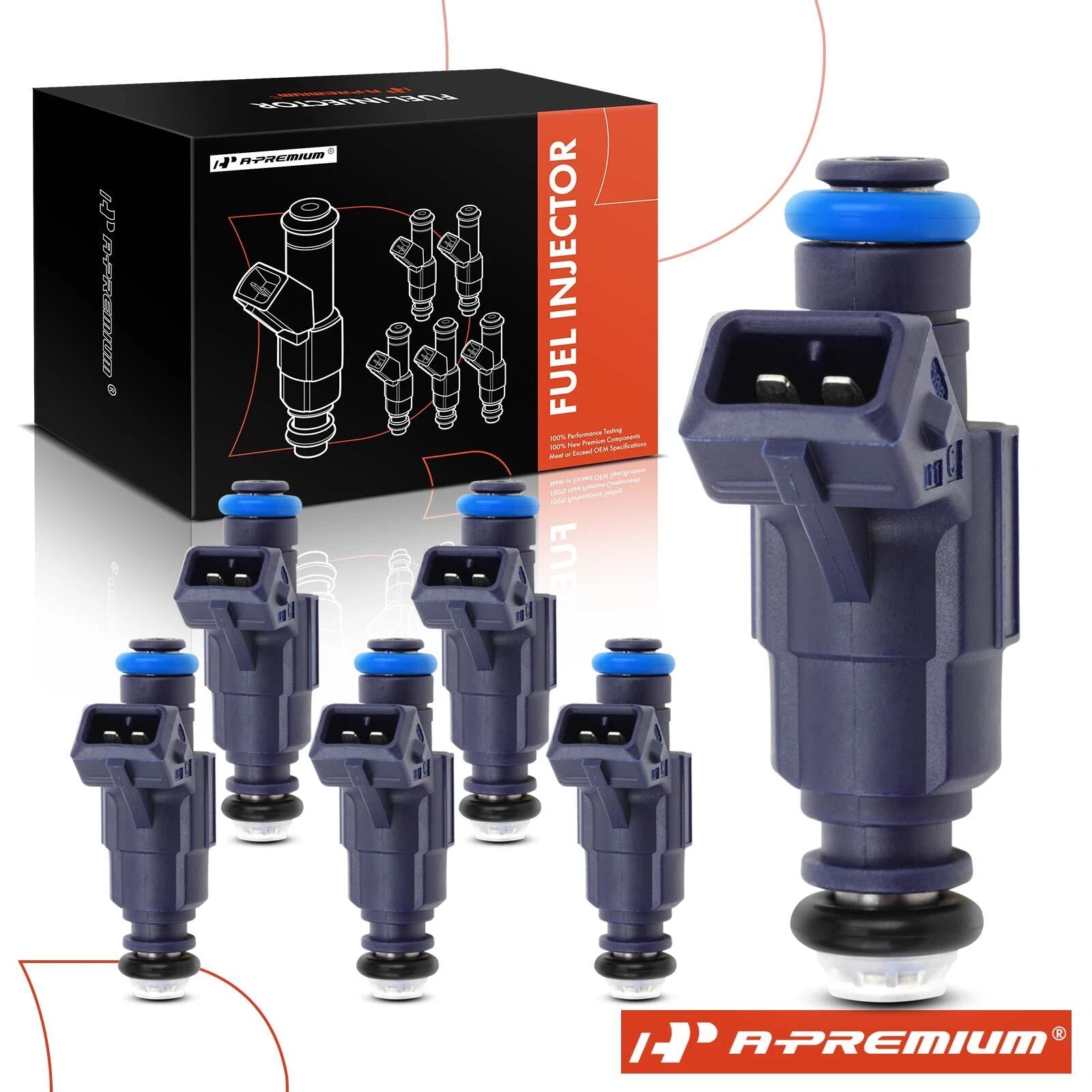 6x Fuel Injectors for Ford Explorer (2002–2003) Ranger (2001–2003)