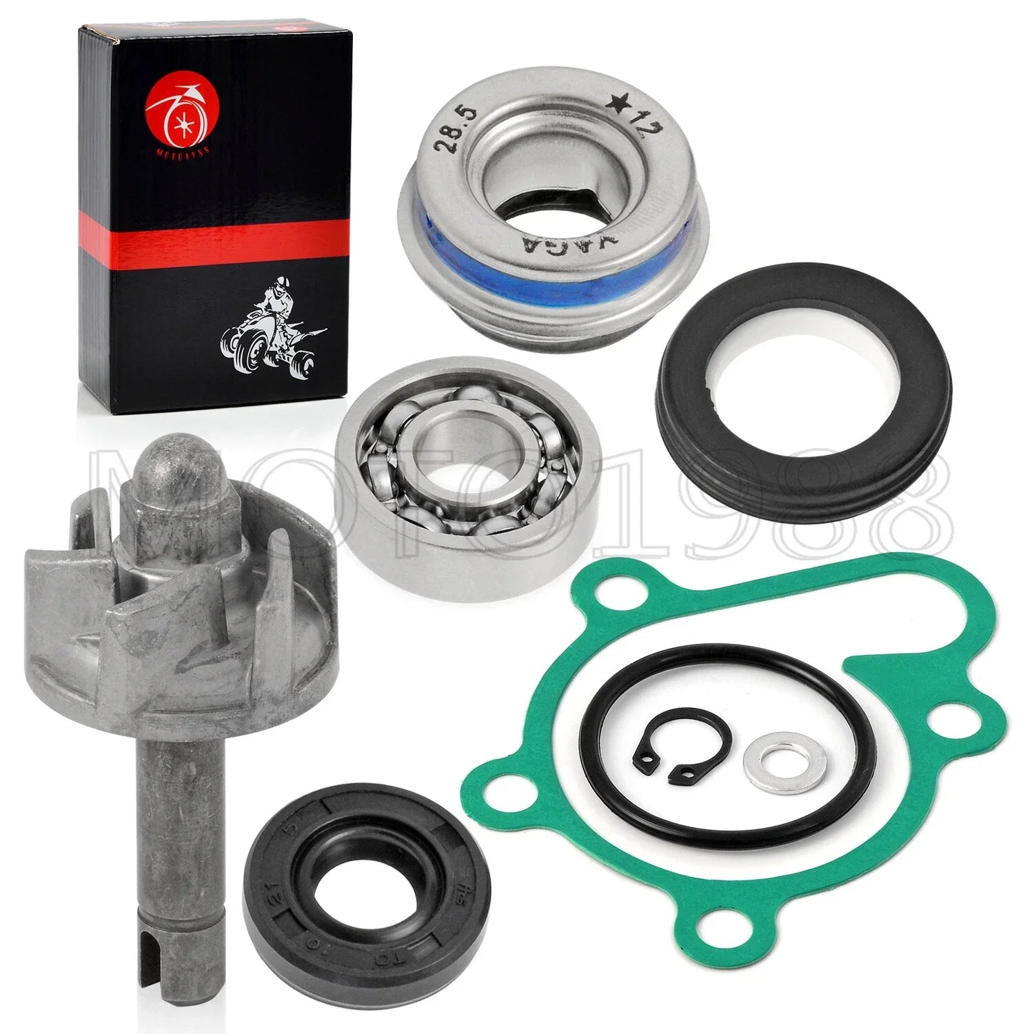 Water Pump Seal Impeller for Yamaha Grizzly Kodiak 400/450 (2000–2017)