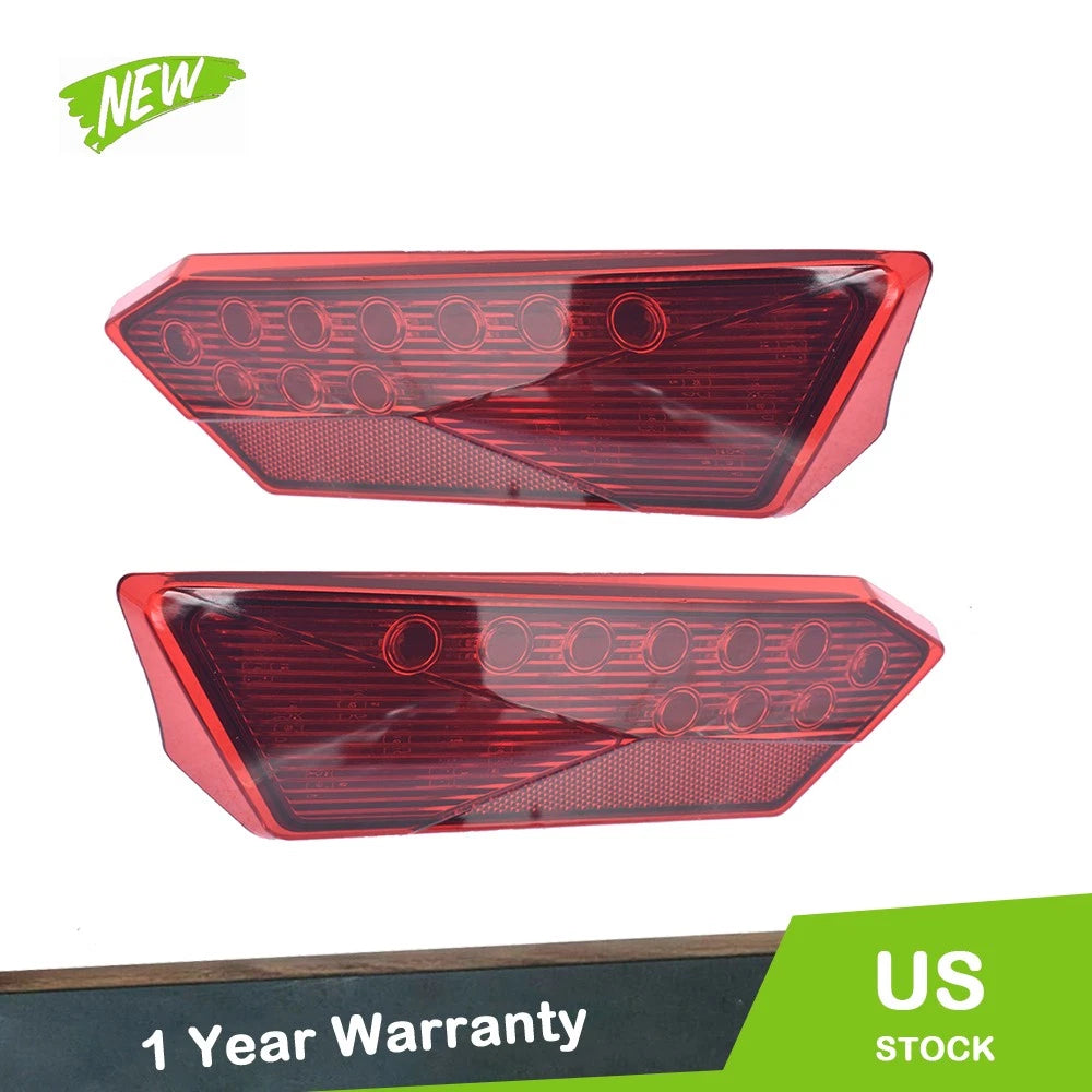 Red LED Tail Lights for Polaris RZR 1000 XP 900 900s Turbo (2014–2023)