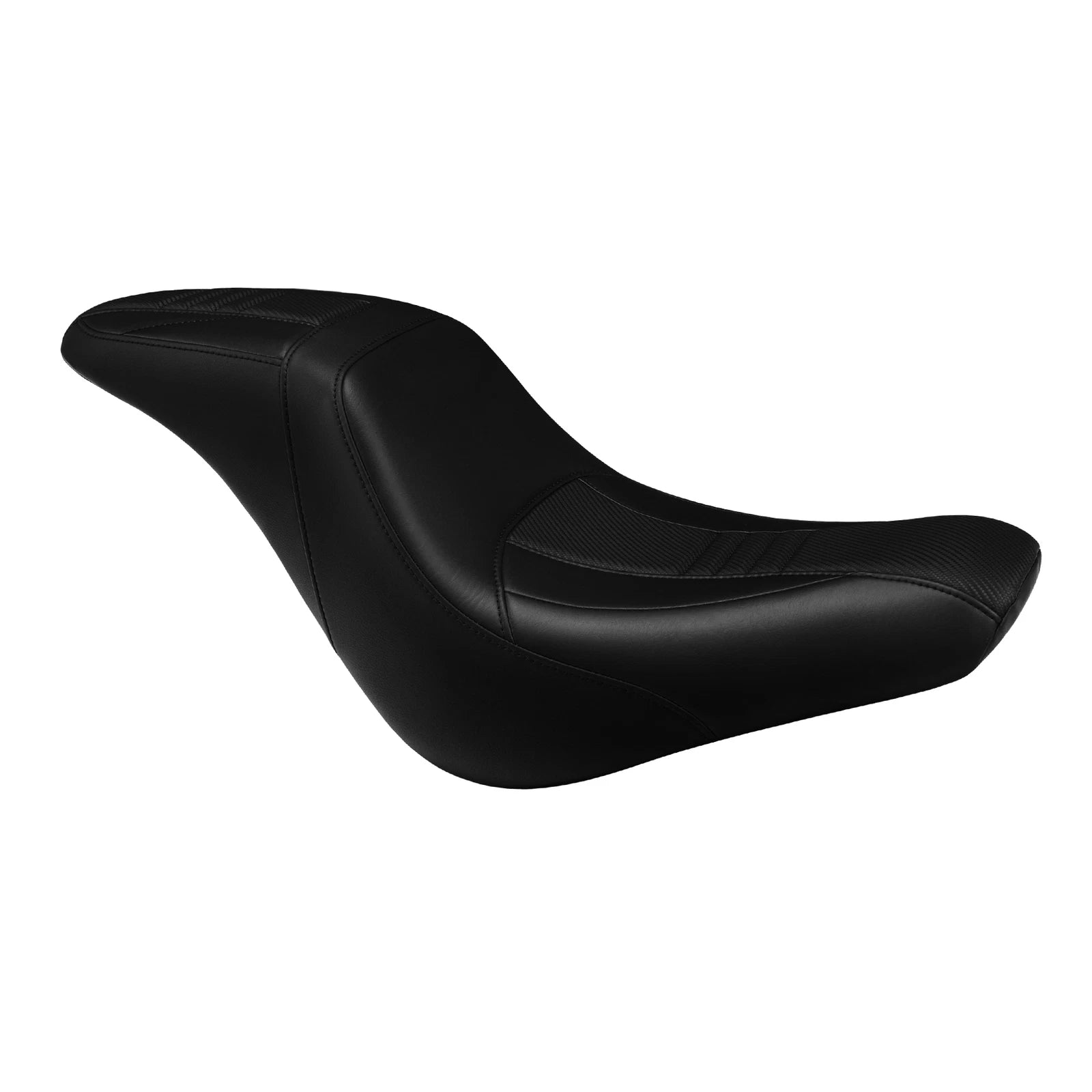 Black Driver Passenger Seat for Harley Davidson Softail Low Rider FXLR (2018–2024)