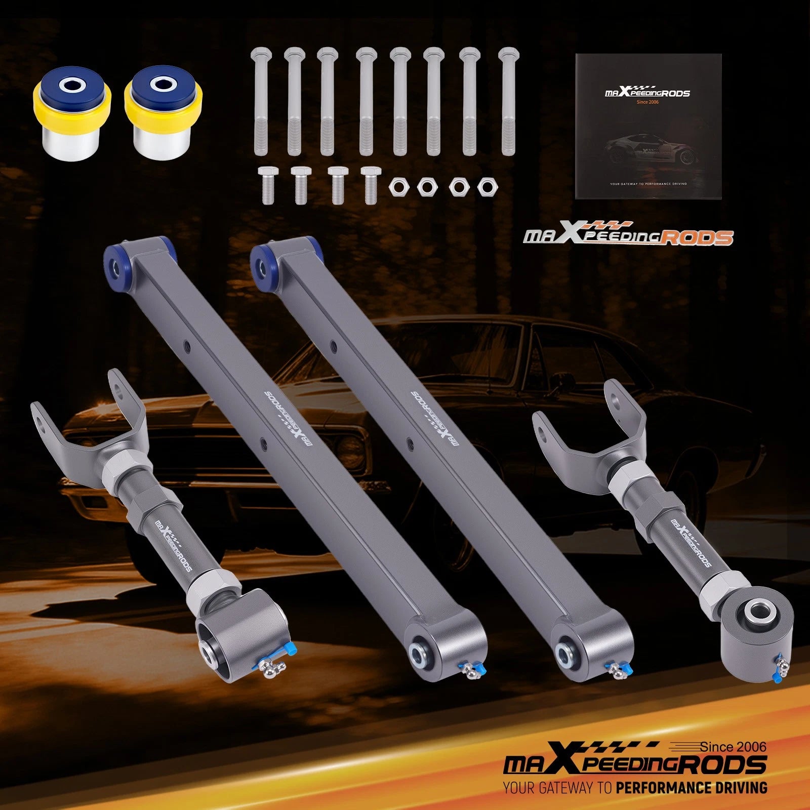 Rear Upper Lower Control Trailing Arms for GM A-Body (1967–1972)