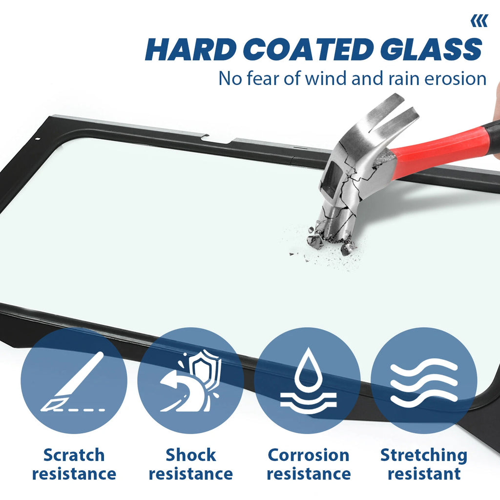 Full Clear Glass Windshield for Kawasaki KRF800 Teryx/Teryx4 (2016–2022)
