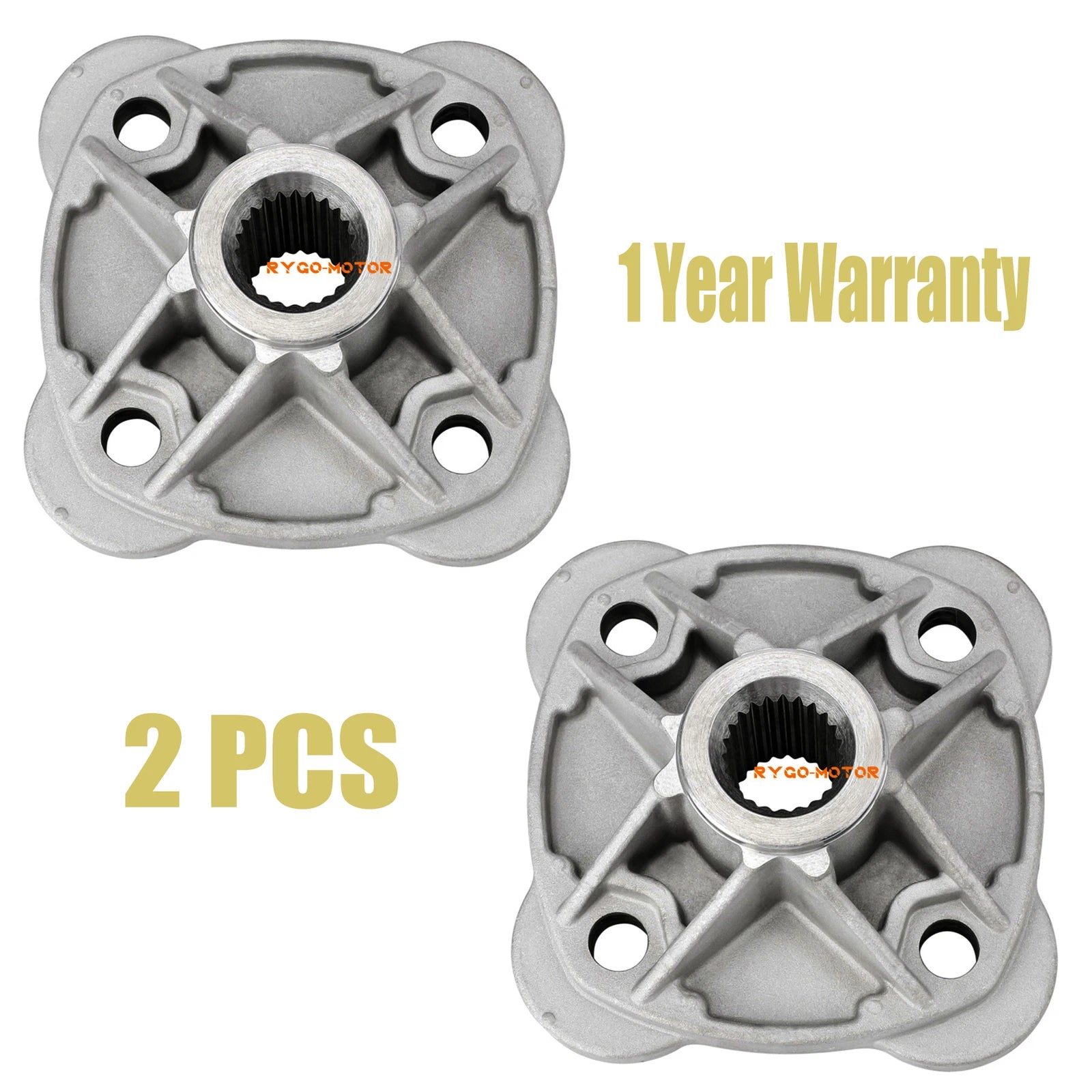 2X Rear Wheel Hub for Polaris Trail Boss 250 325 330 350 (1995–2005)