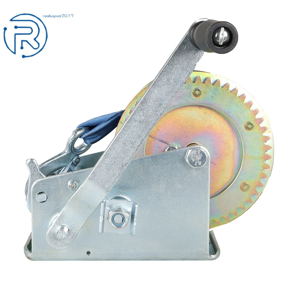 Hand Winch for Boat Trailer with 10m Strap (3500lbs)