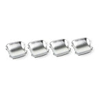 4 x Chrome Door Handle Bowl Covers for Subaru Forester (2019-2022)