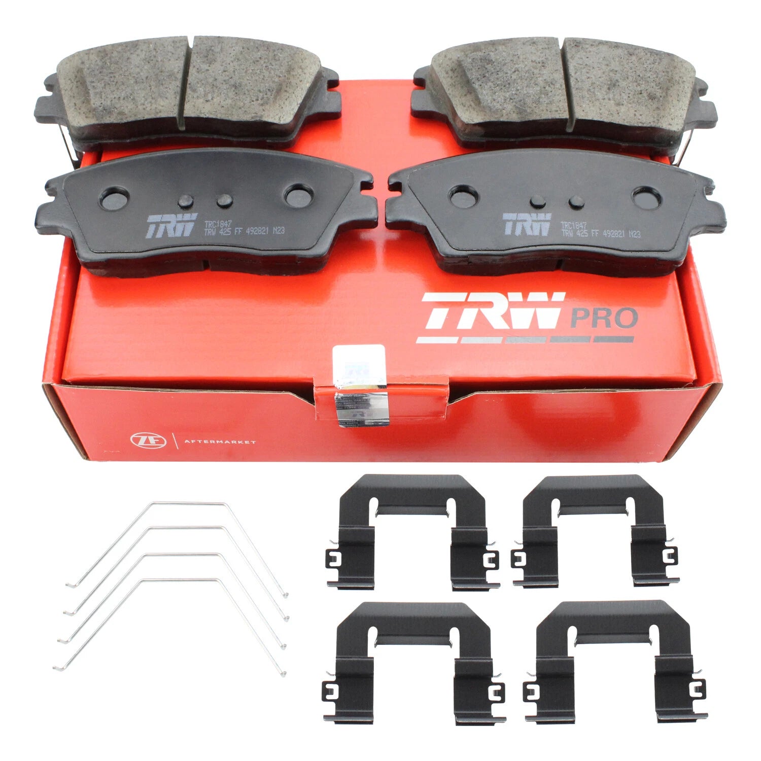 Set of 4 TRW Pro Front Ceramic Brake Pads for Hyundai Elantra Tucson Sportage