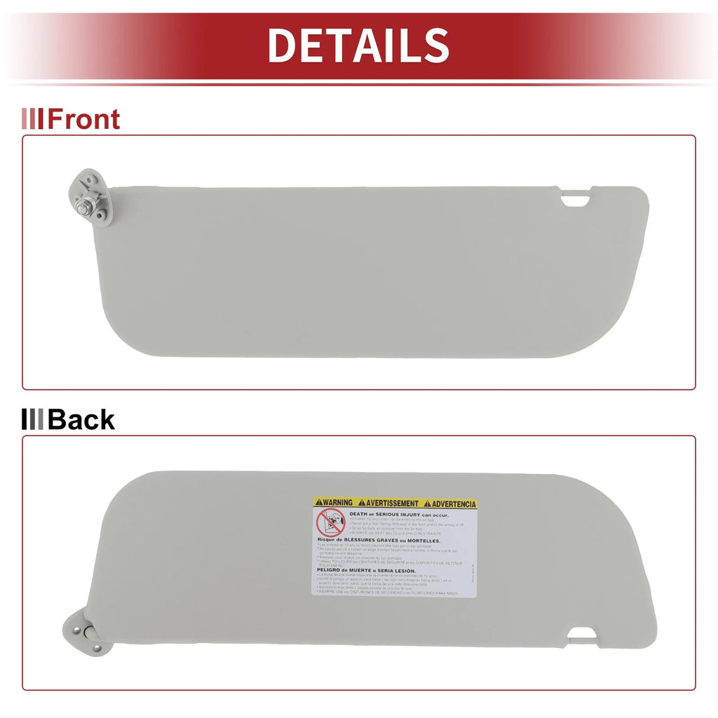 Left Sun Visor for Ford E-150 (2009–2014) No. 9C2Z-1504105-AA/FA