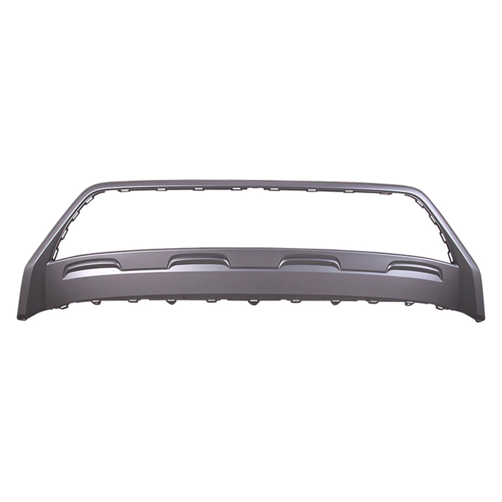 Replacement Gray Primed Polypropylene Front Bumper Cover Grille Molding