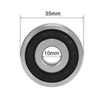 Set of 4 Deep Groove Ball Bearings 6300-2RS for Various Models (10x35x11mm)