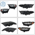 Set of 2 Headlights for Ford Fusion (2013-2016) Halogen Assembly