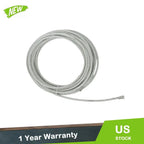 Galvanized Wire Rope Cable 5/16" x 100ft 9800lb 7X19 Strands