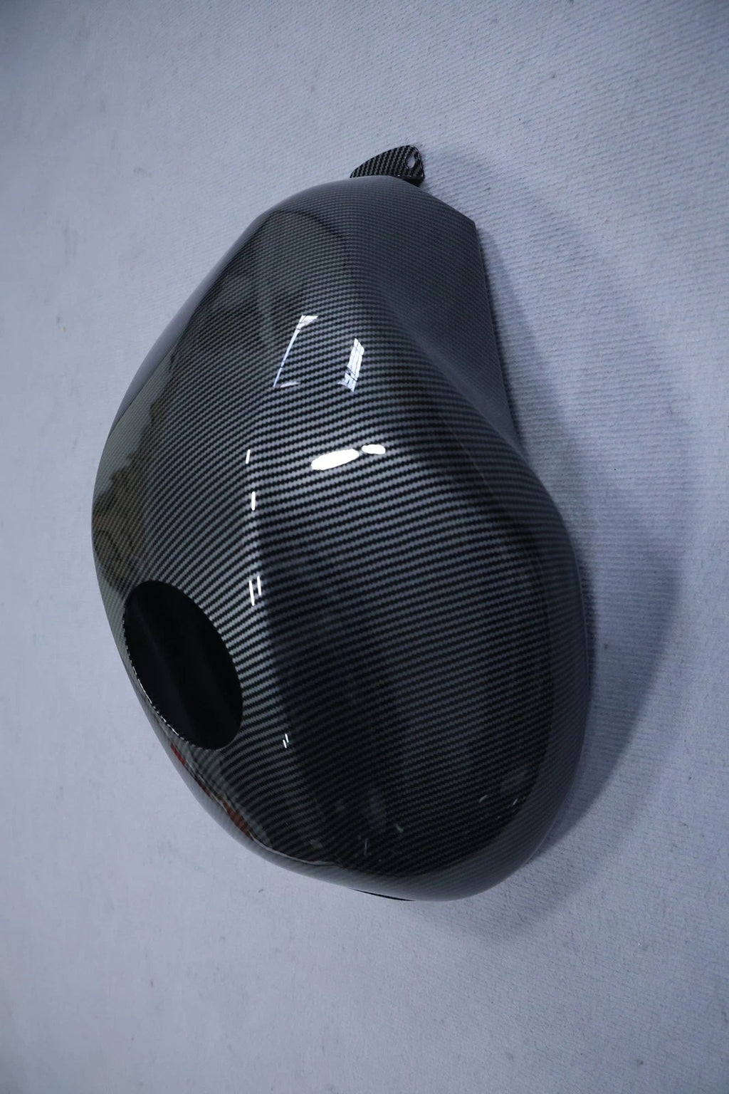 Carbon Fiber Gas Fuel Tank Cover for Kawasaki Ninja 650R (2009–2011)
