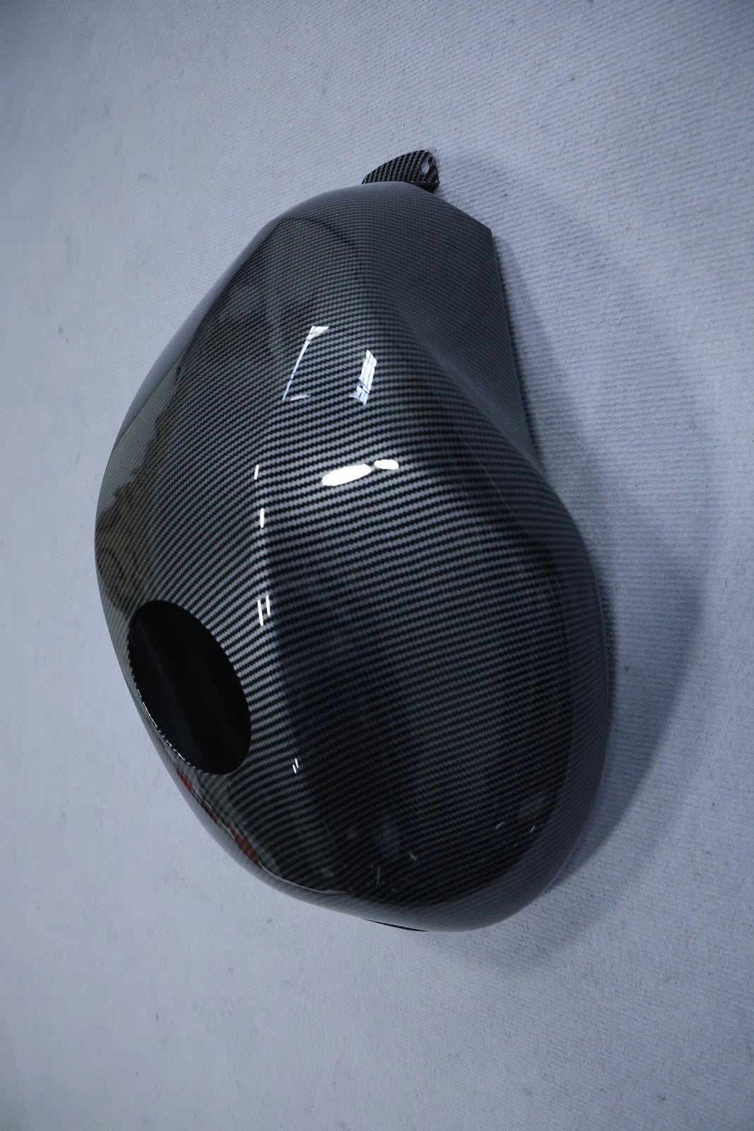 Carbon Fiber Gas Fuel Tank Cover for Kawasaki Ninja 650R (2009–2011)