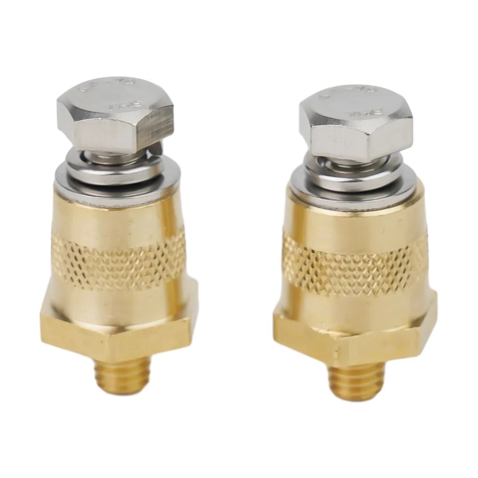 2 x M8 battery Pole Adapter Car Battery Terminals with Stainless Screws