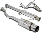 4" Rolled Tip Muffler for Honda Accord (1994–1997) - Stainless Steel Catback Exhaust