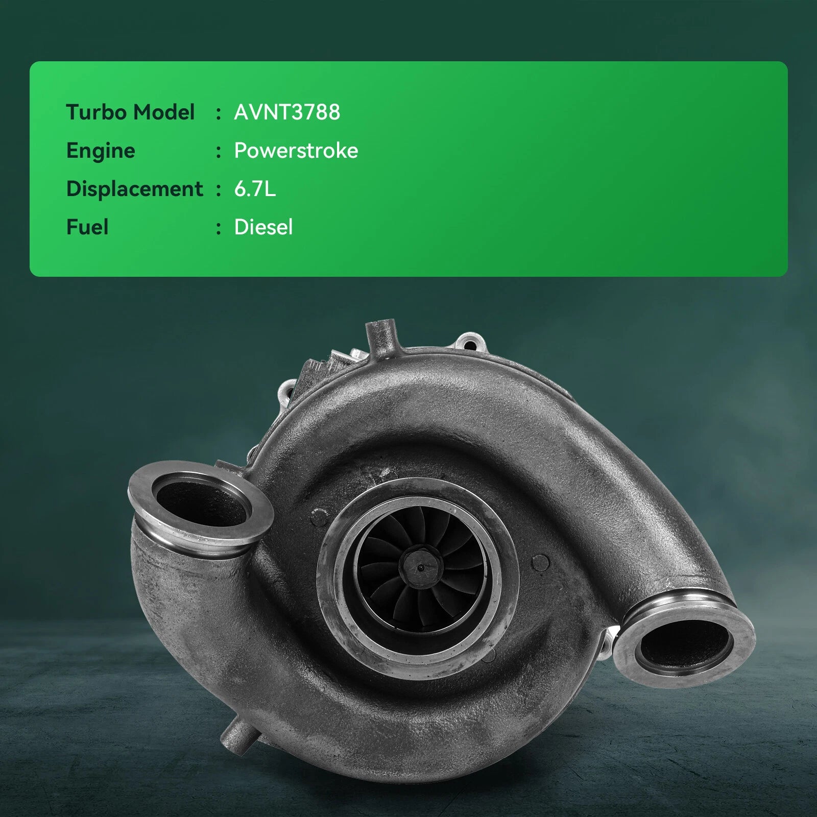Turbocharger AVNT3788 for Ford 6.7L Power Stroke F250/F350/F450/F550/F650 (2011–2023)