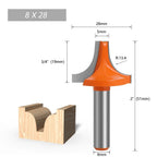 Edge Router Bit 8mm Shank Carbide End Mill for Engraving