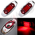 Pack of 2 Surface Mount Red Clearance Lamps for Truck Trailer RV ATV