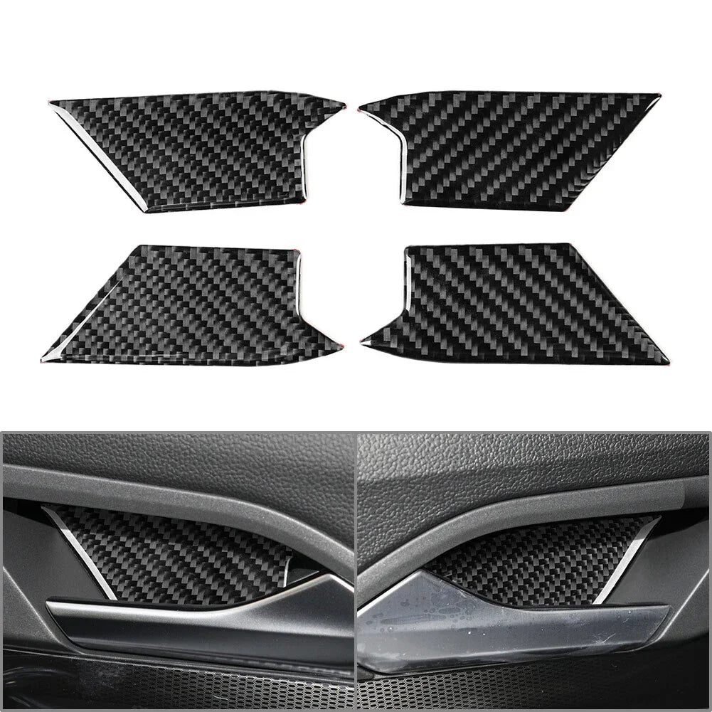 4 Pcs Door Handle Bowl Cover Trim for Volkswagen Golf 8 (2021-2023)