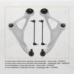 Complete Shocks Struts Control Arms Sway Bar for Nissan Altima (2013–2018)