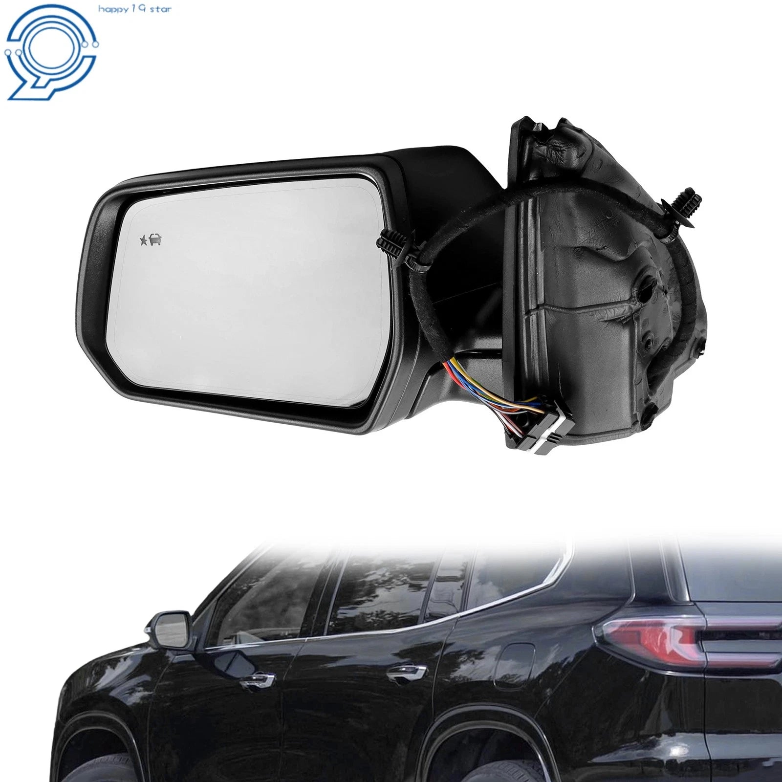 Heated Driver Left Side Mirror for GMC Acadia (2020–2024) 84443079-PFM
