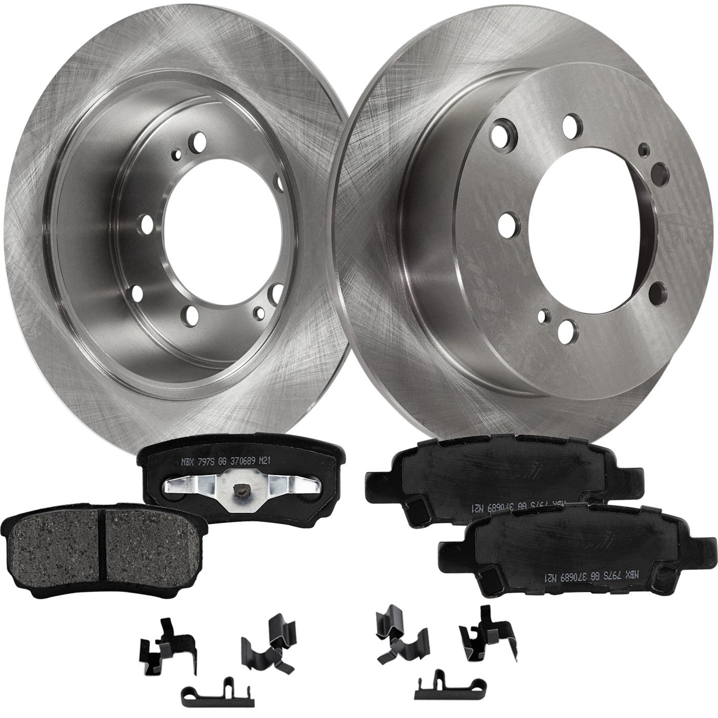 Brake Disc Rotors and Pads Kit for Mitsubishi Lancer Outlander (2005–2006)