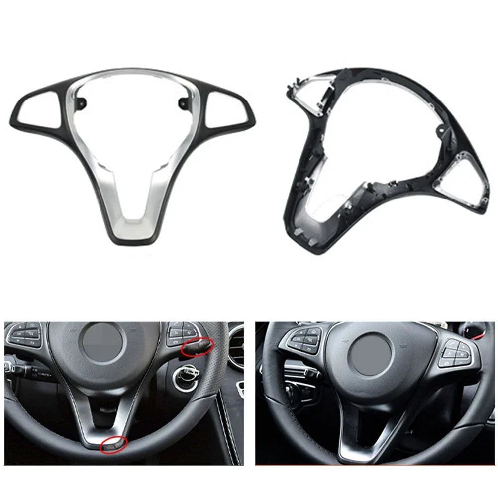 Steering Wheel Trim Cover for Mercedes W176 W246 W205 W117 W218 (2010���2021)