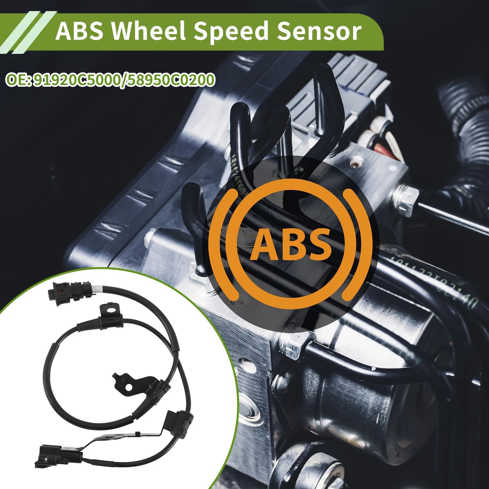 ABS Wheel Speed Sensor for Kia Sorento (2011–2016) No. 91920C5000/58950C0200