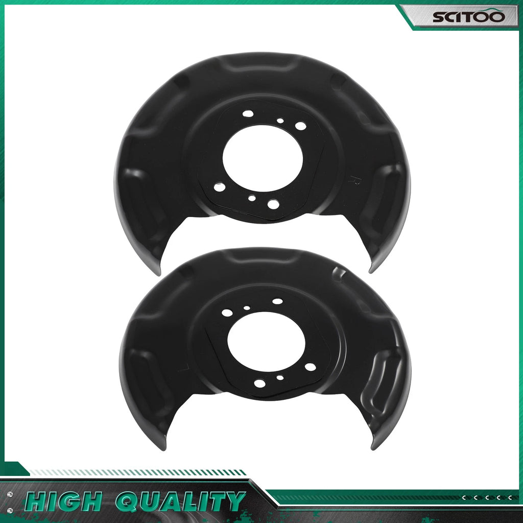Rear LH & RH Brake Backing Plates for Hyundai Elantra Veloster (2011–2018) 58390-3X000