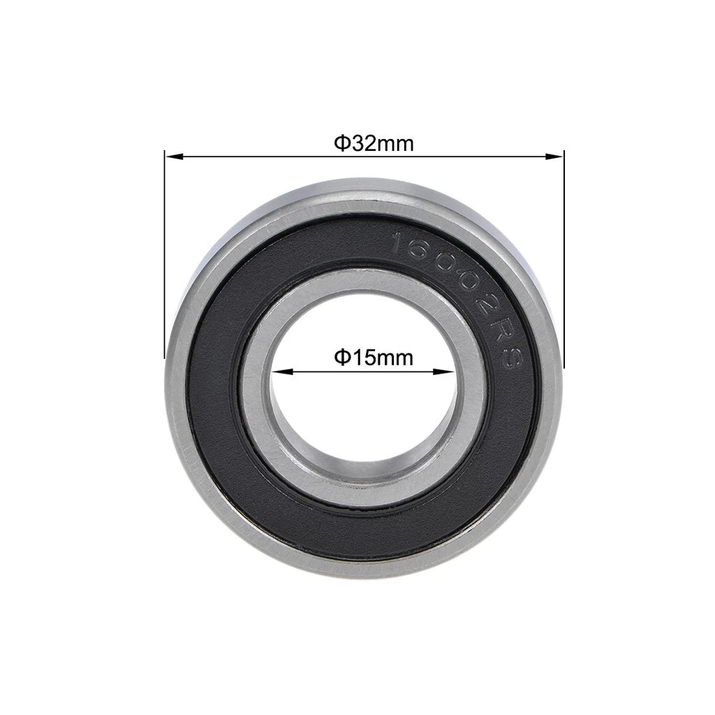 Set of 5 Ball Bearings 15x32x8mm Double Sealed Chrome Steel for Various Models