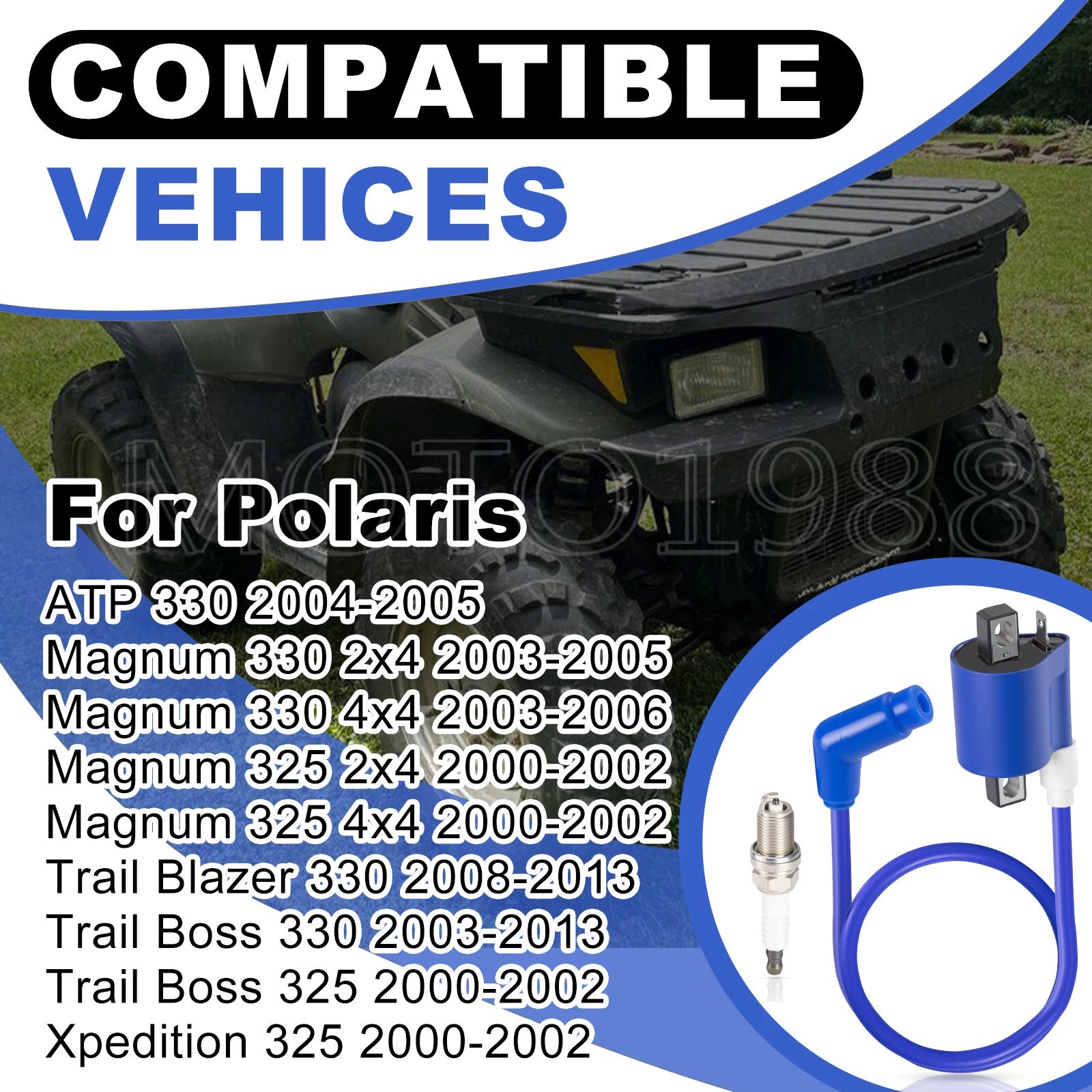 Ignition Coil Pack for Polaris Trail Boss 325 (2000-2002)