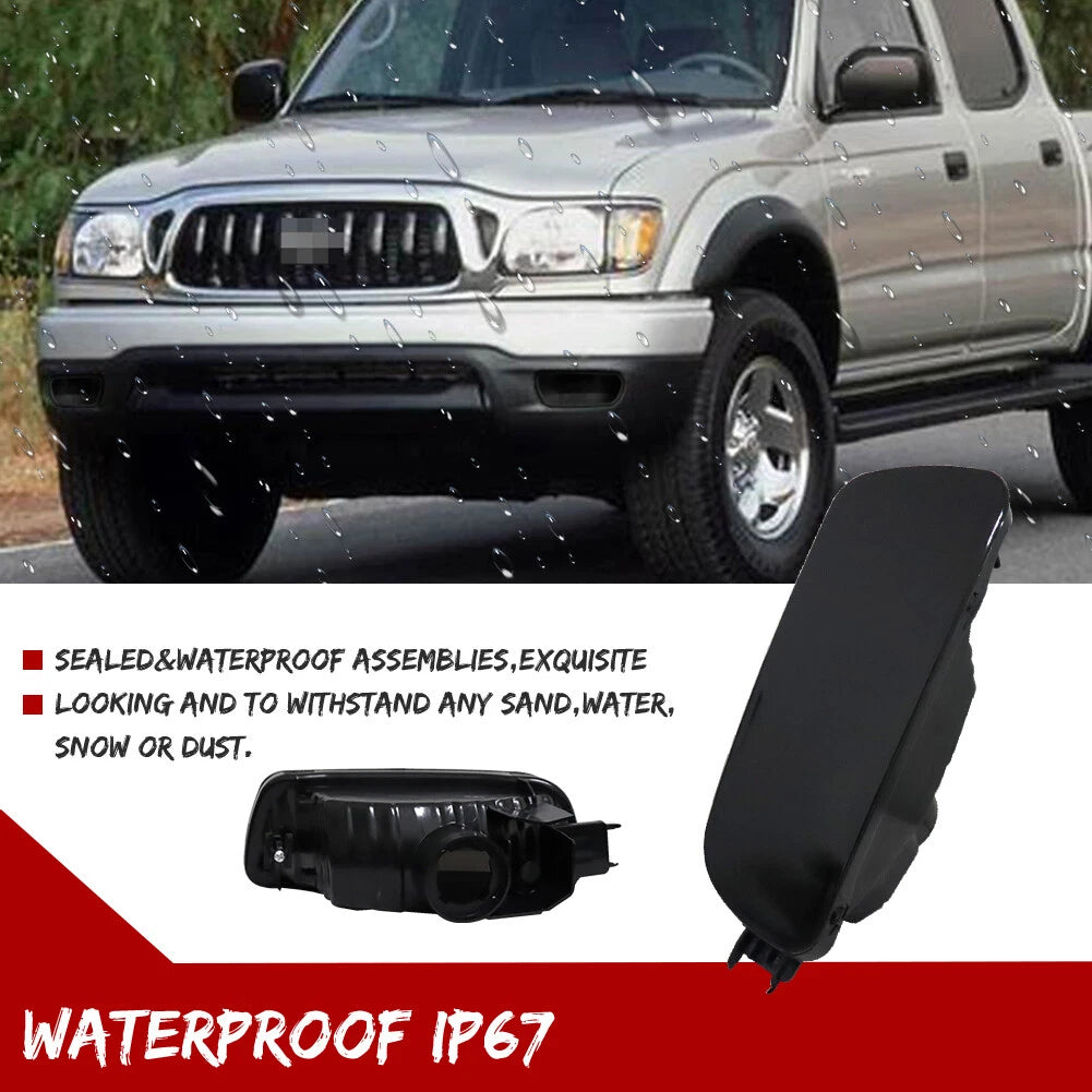 2X Smoke Lens Front Bumper Turn Signal Lights for Toyota Tacoma (2001–2004)