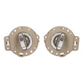 Set of 2 Interior Door Handles for Jeep Commander (2006–2010) Silvery Tan